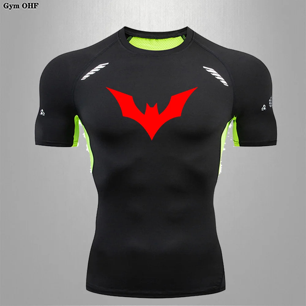 Camiseta Compressão Masculina Spider — Performance e Visual Único