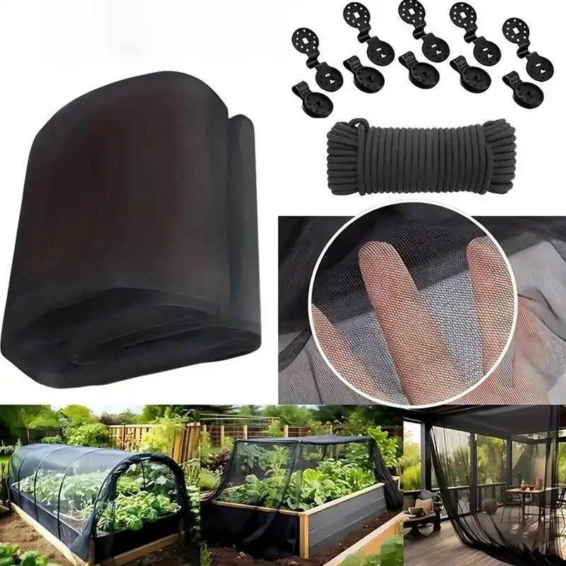 WonderNest Garden Raised Bed Cover Insect Net 12 pcs