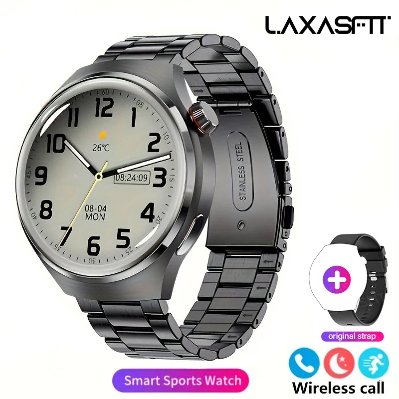 G.L Wear 2025 Novo Smartwatch Masculino Tela HD Rastreamento de Saúde Chamada Bluetooth Assistente de Voz Smartwatch Esportivo