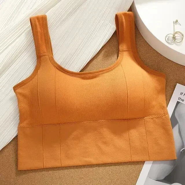 Sutiã Esportivo Respirável Anti-Suor Fitness Top Feminino Sem Costura Yoga Sutiã Shockproof Crop Top Push Up Sutiã Esportivo Top de Ginástica