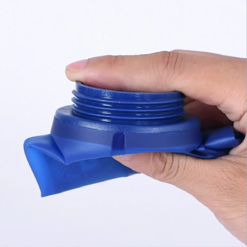 AONIJIE 250ML 600ML Foldable Silicone Soft Flask Water Bottle for Outdoor Sport Traveling Running Kettle Hydration Pack Bag Vest