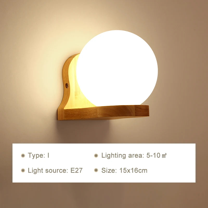 WonderNest Wood Wall Lamp White LED 12W