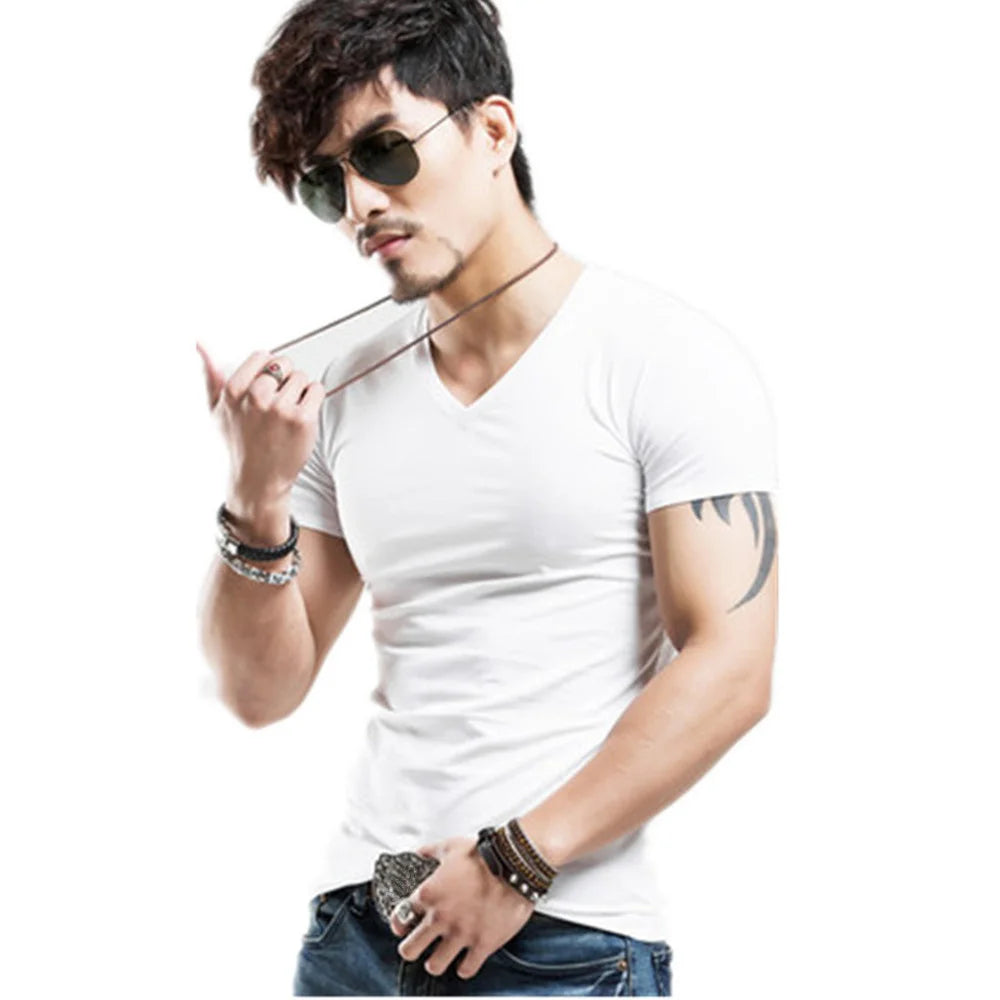 2026 MRMT Brand New Camiseta Masculina 10 cores Camisetas Fitness Masculinas Gola V Camiseta Masculina Roupa Masculina Camisetas S-5GG Tops