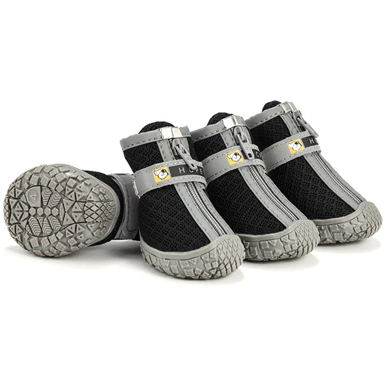 Sapatos para Cães com Sola Antiderrapante Proteção de Pelúcia Grossa Sapatos para Patas de Animais Quentes para Cães Sapatos Antiderrapantes Respiráveis Botas para Animais de Estimação para Escalada