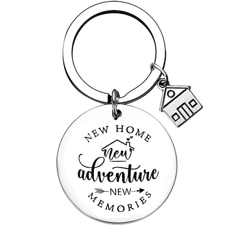 Chaveiro de Aço Inoxidável WonderNest Novo Lar Chá de Casa Nova