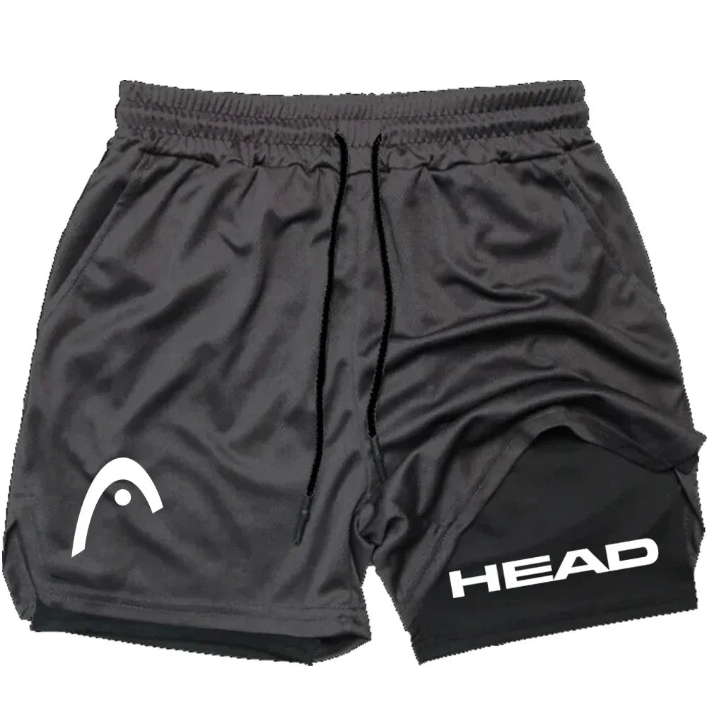 trendy street style fitness shorts for men, quick drying gym...