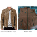 Jaquetas de Couro Masculinas de Motocicleta Jaqueta Casual de Moda Masculina Jaqueta de Couro PU Slim Fit com Lapela Casaco de Couro Masculino Anti-vento para Outono