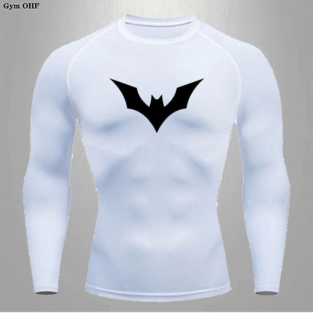 Camiseta Compressão Masculina Spider — Performance e Visual Único