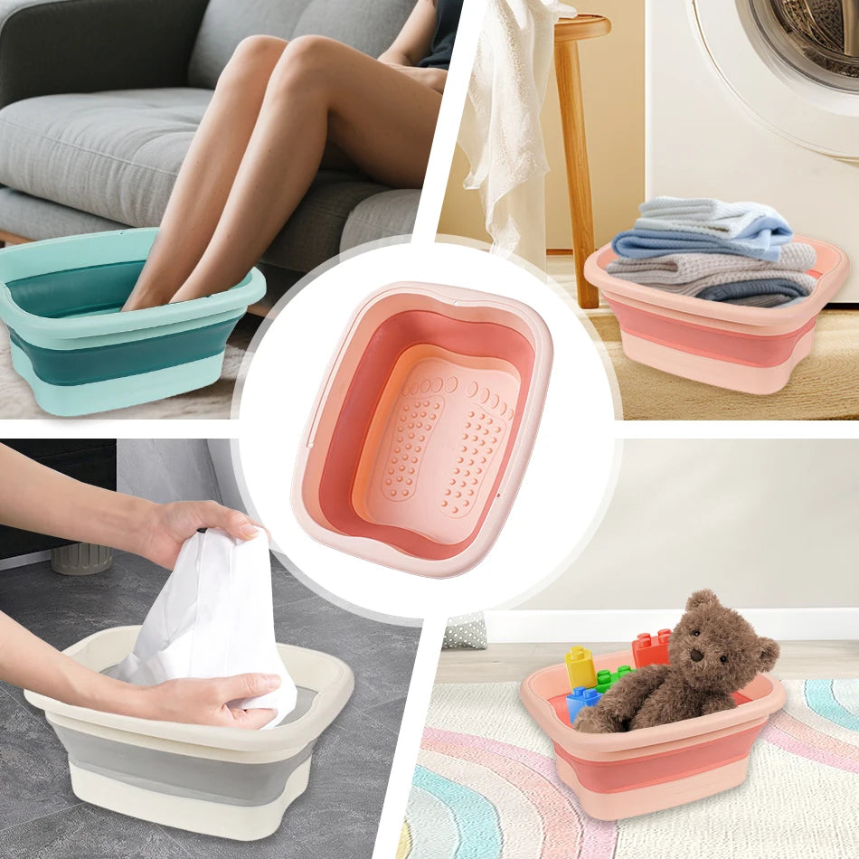 Foldable Foot Bath Massage Bucket