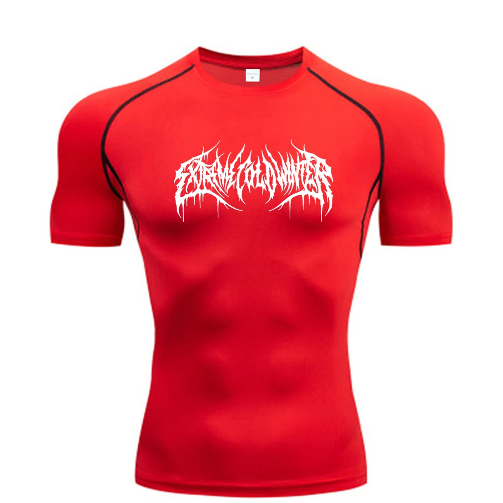 Camiseta Bodybuilding Masculina — Compressão e Estilo na Academia