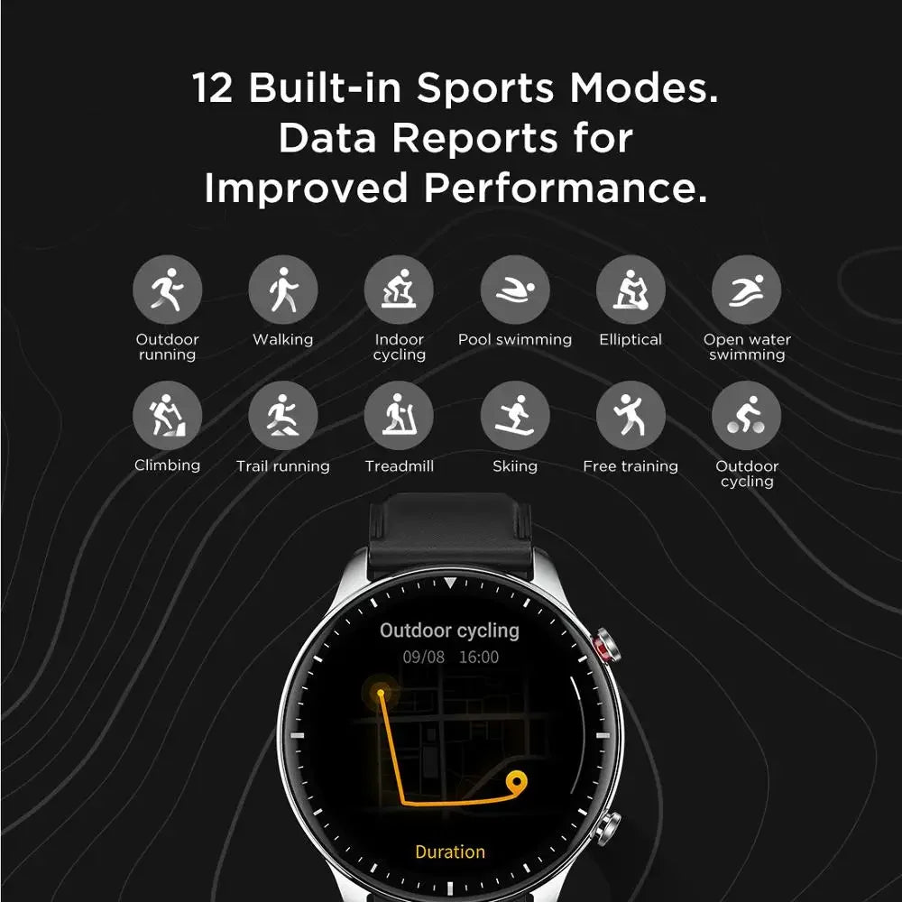 Amazfit GTR 2 Smartwatch GPS 5ATM Waterproof Sports 95%