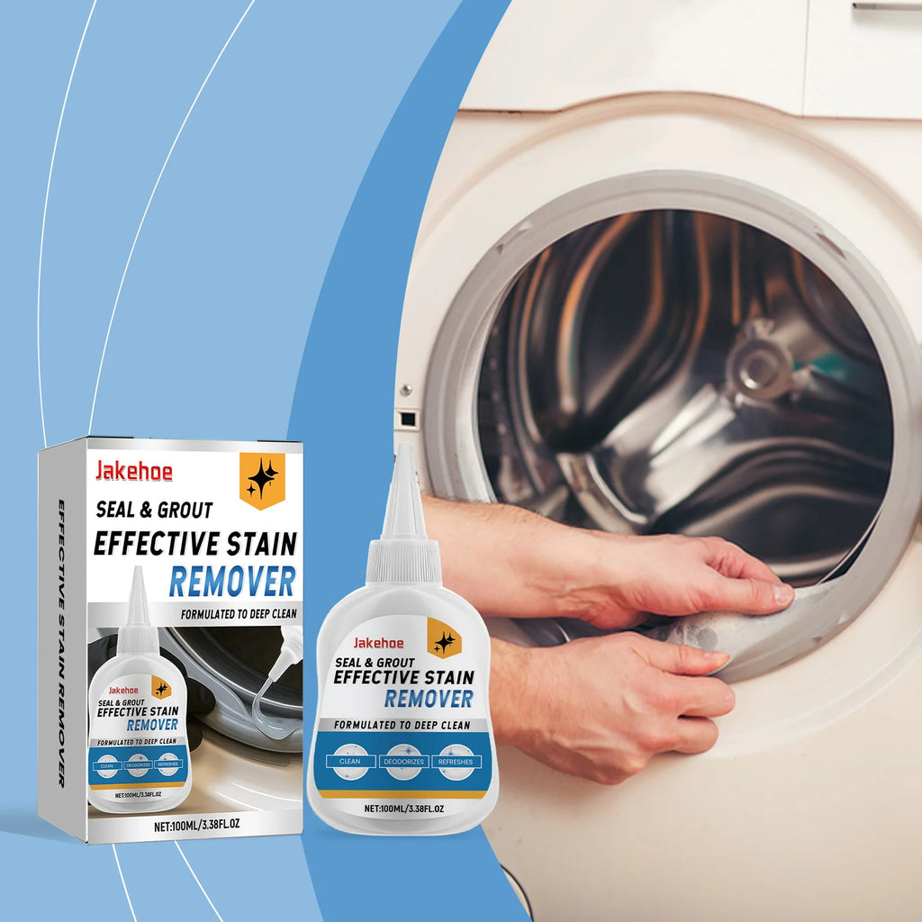 Jakehoe Gel Removedor de Manchas Multiuso, Gel de Limpeza Doméstico para Descontaminação, Agente de Descontaminação de Lacunas de Anel de Vedação Doméstico