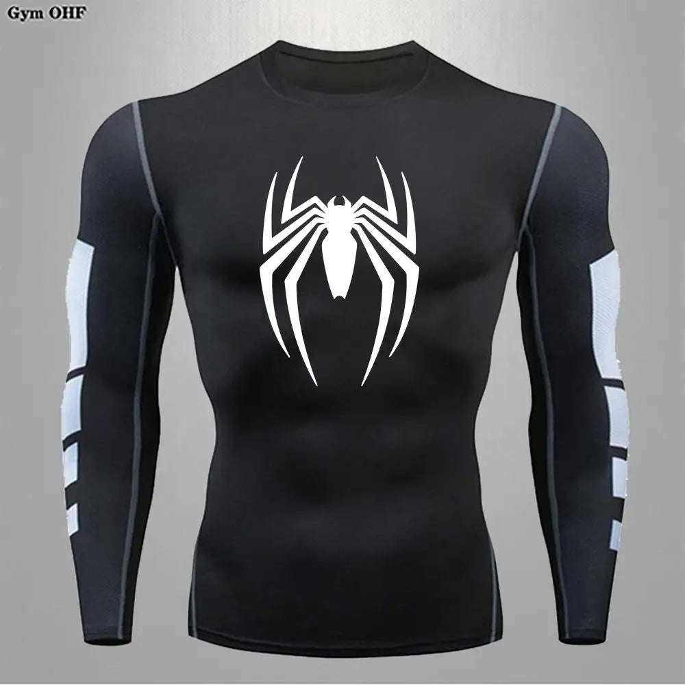 Rashguard Masculino Spider — Compressão e Estilo para o Treino