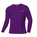 Camiseta Masculina Manga Longa de Seda Gelo Verão 2023 Nova Secagem Rápida Respirável Ar Condicionado Proteção Solar ao Ar Livre Corrida