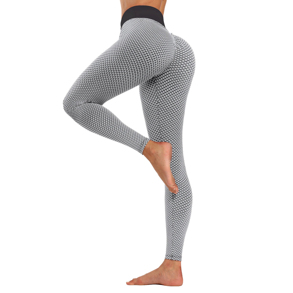 Legging Fitness Feminina De Cintura Alta Para Academia De Ginástica E Yoga Com Efeito Levanta Bumbum