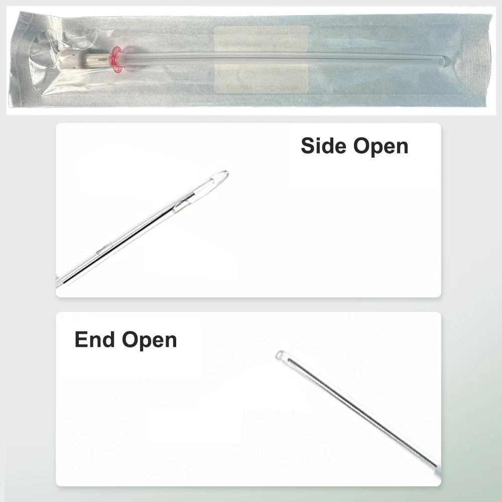10Pcs/box Cat Catheter with Stylet 3Fr End Hole 4Fr Side Holes Veterinary Urinary Cat Catheters Pet Care Room
