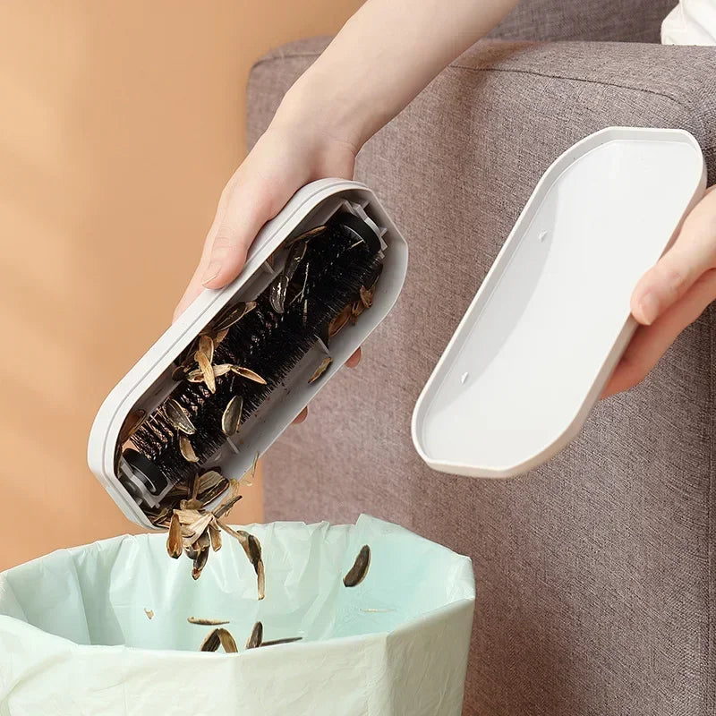 Carpet Dust Brush Plastic Bedside Table Crumb Sweeper Pet Hair Fluff Cleaner Sticky Picker Cleaning