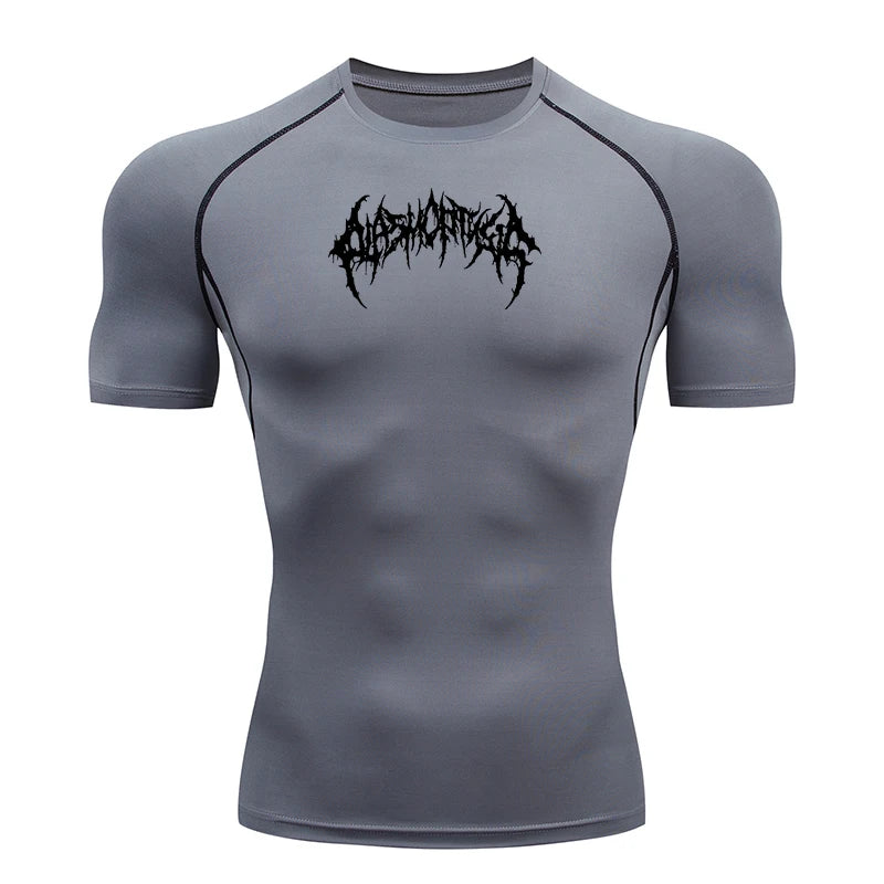 Camiseta Compressão Masculina Manga Longa — Corrida e Academia