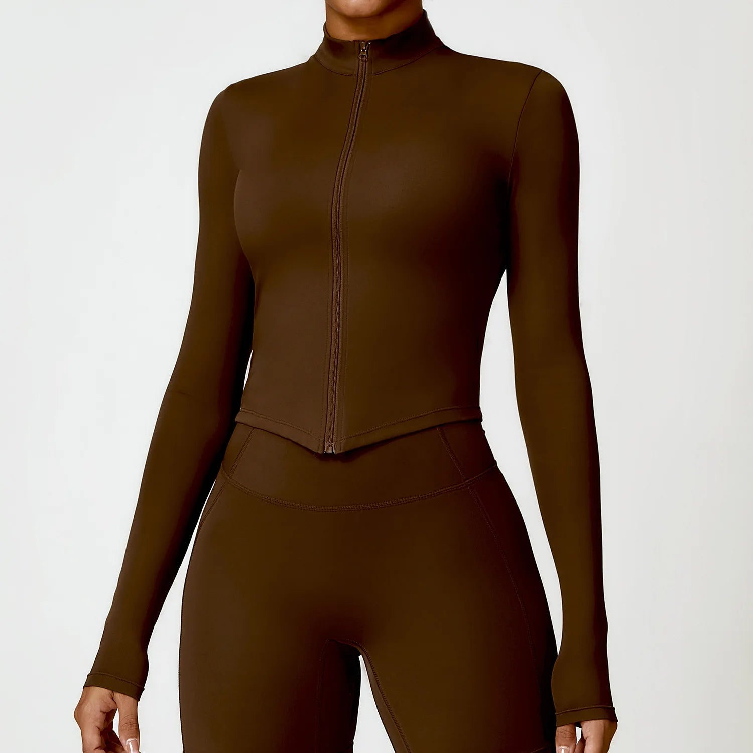Top Fitness Manga Longa Feminino — Aquecimento e Estilo