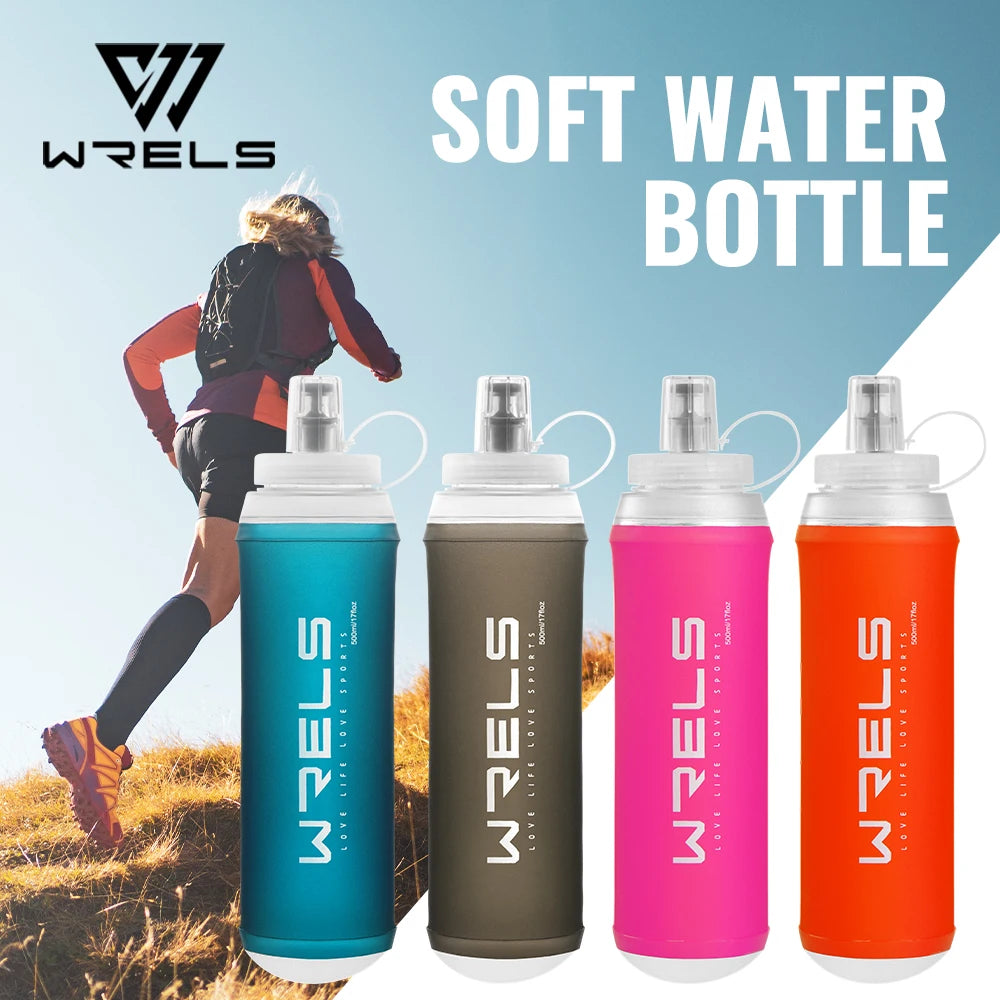 Garrafa de Água WRELS Dobrável — Leve e Compacta para o Outdoor