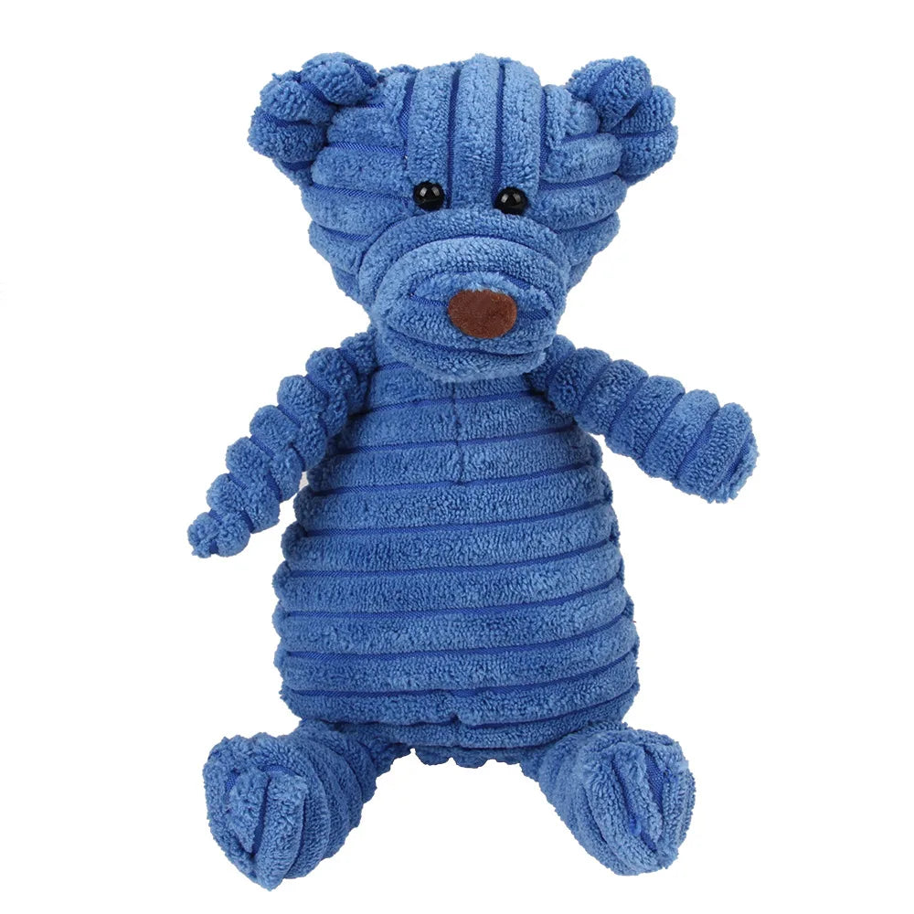 Pet Cachorro Molar Toy Vent Treino Corduroy Monkey Pig Voice...