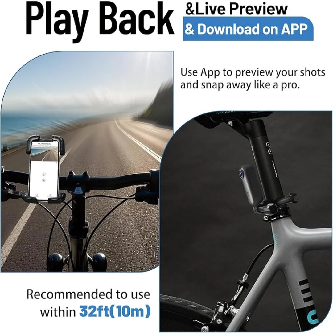 4K FHD 1080P - Outdoor Sports - Camera In Helmet