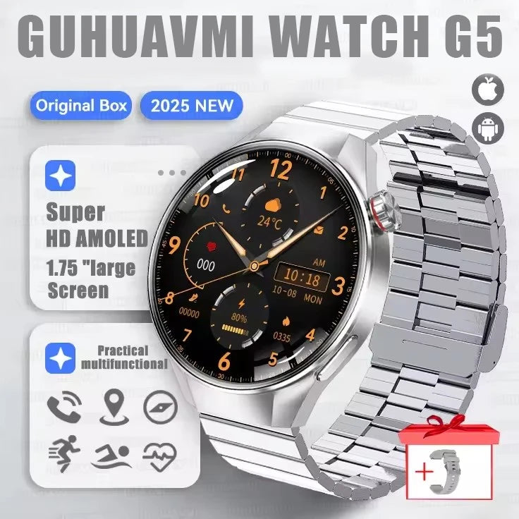 Watch G5 Plus Smart Watch 1.75 AMOLED GPS Heart Rate Bluetooth