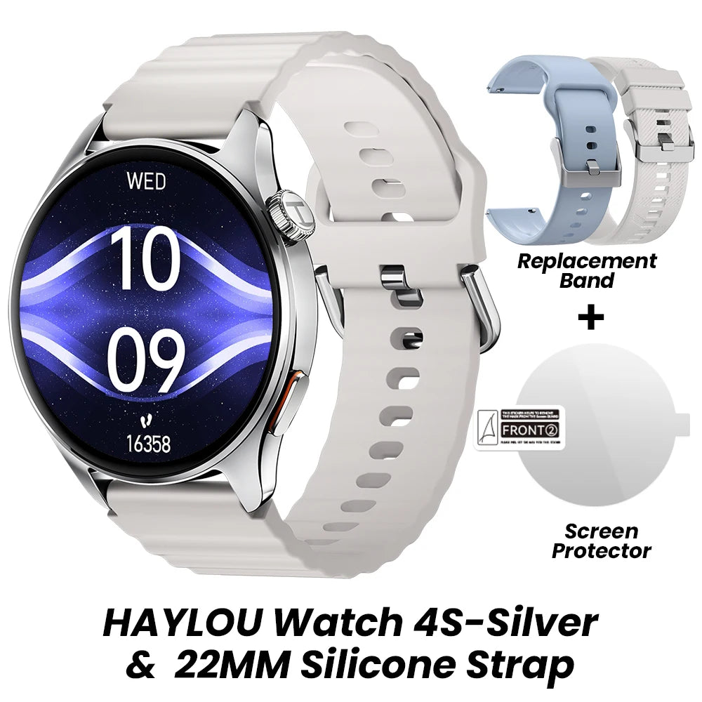 HAYLOU Watch 4S GPS AMOLED 1.43 5 Satellite 120+ Sports