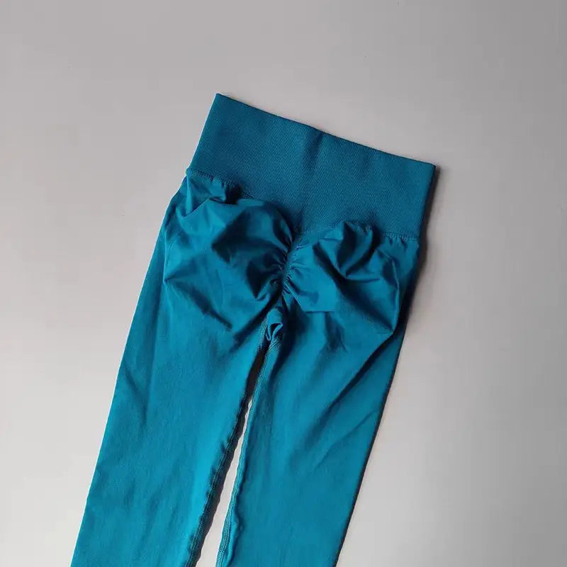 Legging Yoga Feminina Cintura Alta Sem Costura Push Up Legging Esportiva Fitness Corrida Levanta Bumbum Altamente Elástica Legging de Academia