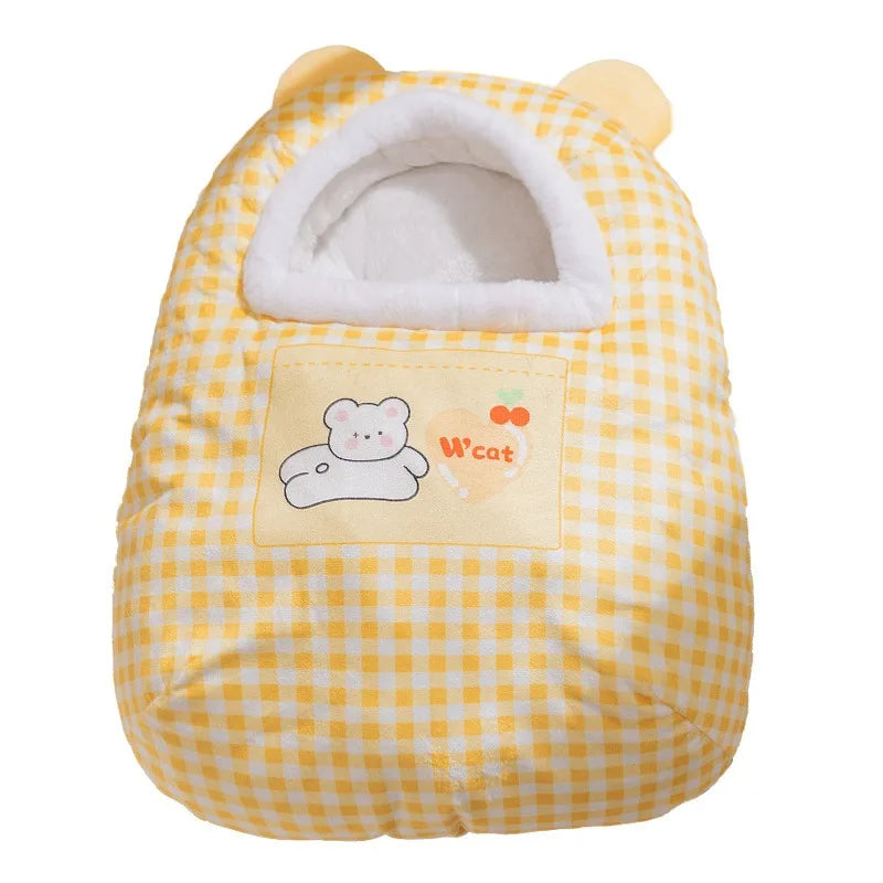 Warmth And Se  Bed S Bag for s And Small Dogs Indoor Use Cozy Winter Closed Design Pet Nest Comfortable Home