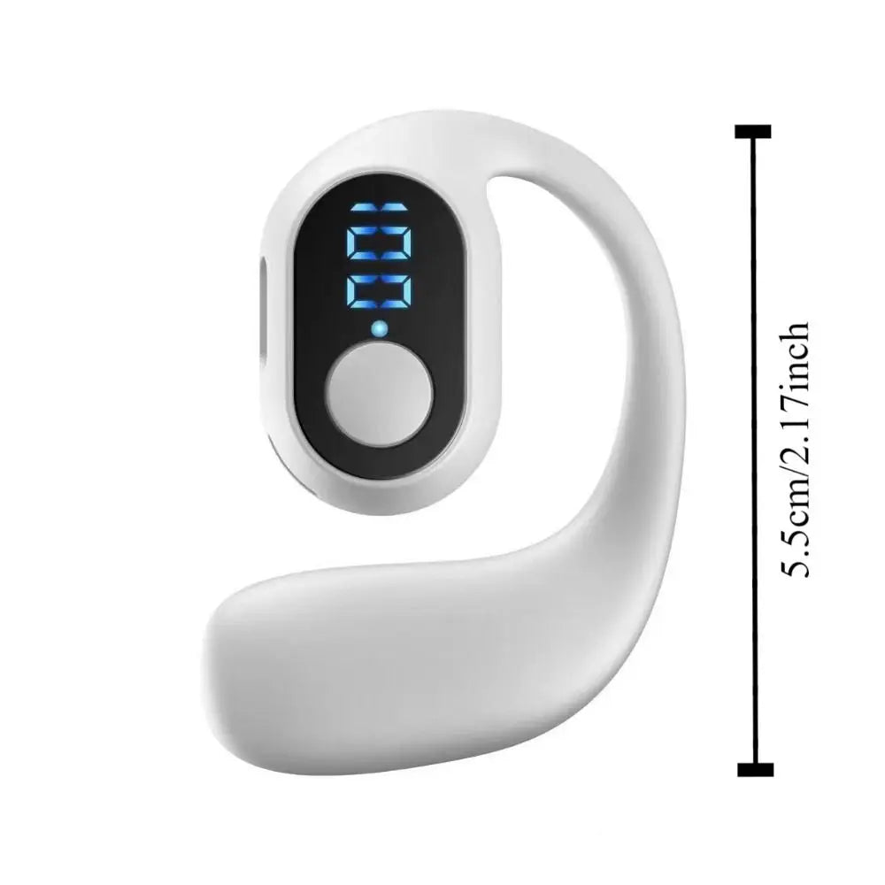 Ear Hook Wireless Earphones Bluetooth 5.3 Mini Handsfree Waterproof Sport Music Headset Single Earbuds OWS Headphone HiFi Music