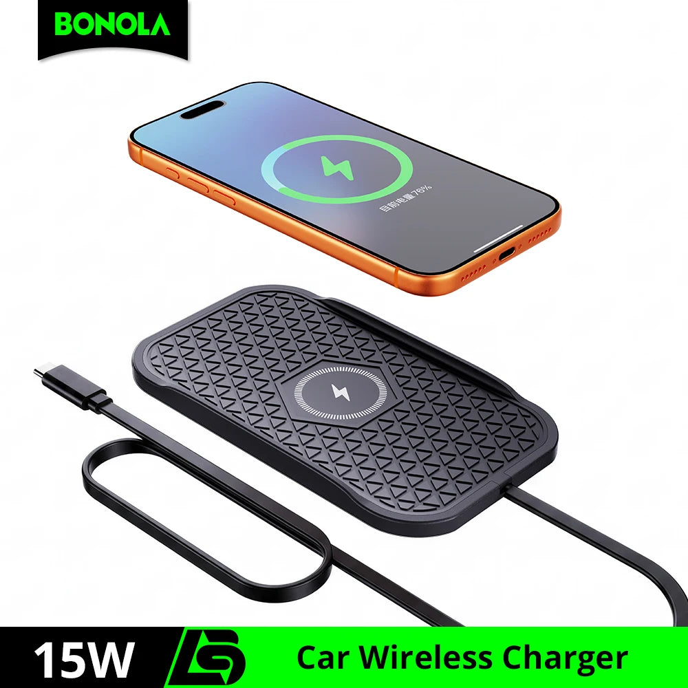 WonderNest Silicone Car Wireless Charger iPhone 11-17