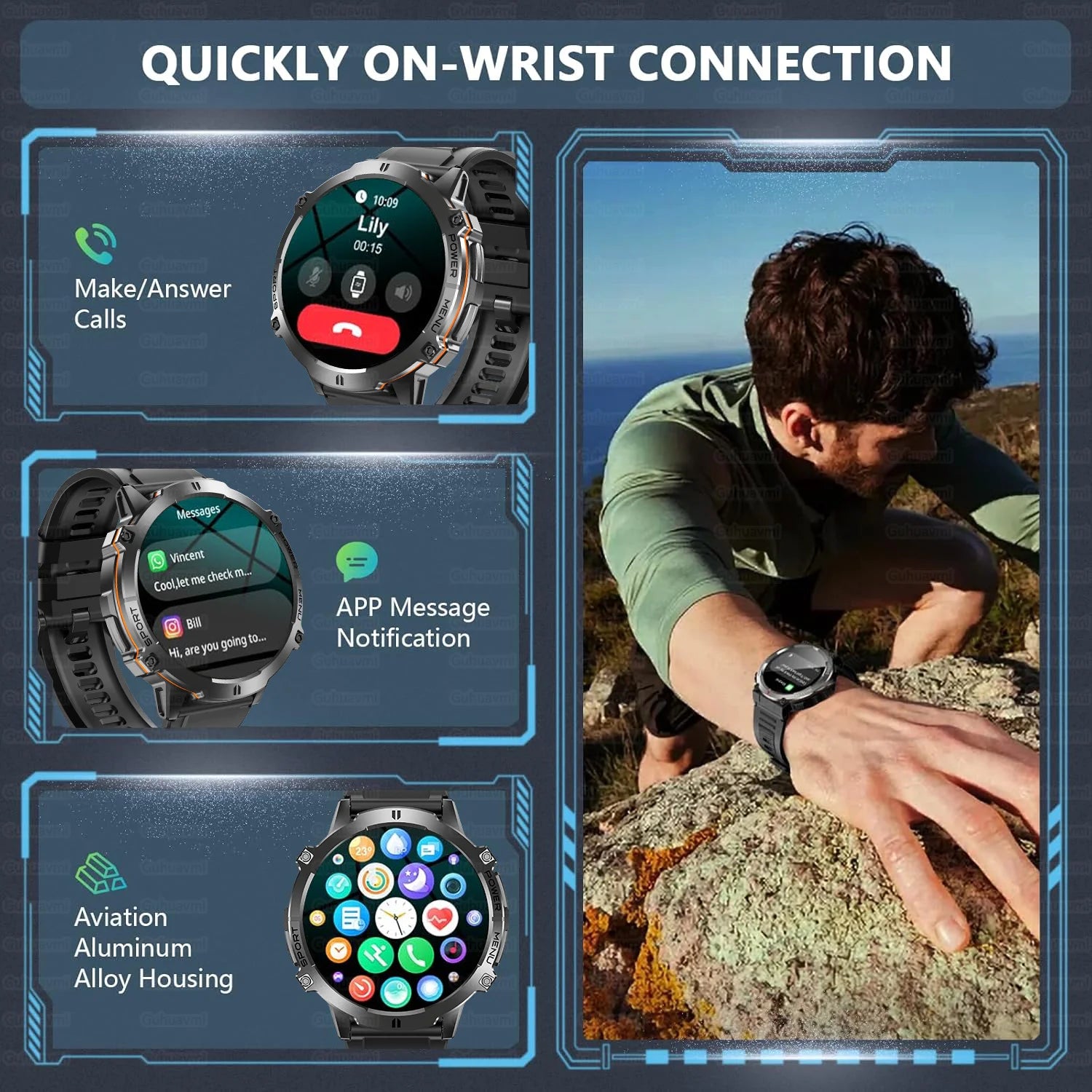 Amazfit T-Rex 3 Military GPS 1000mAh AMOLED 10ATM Swim