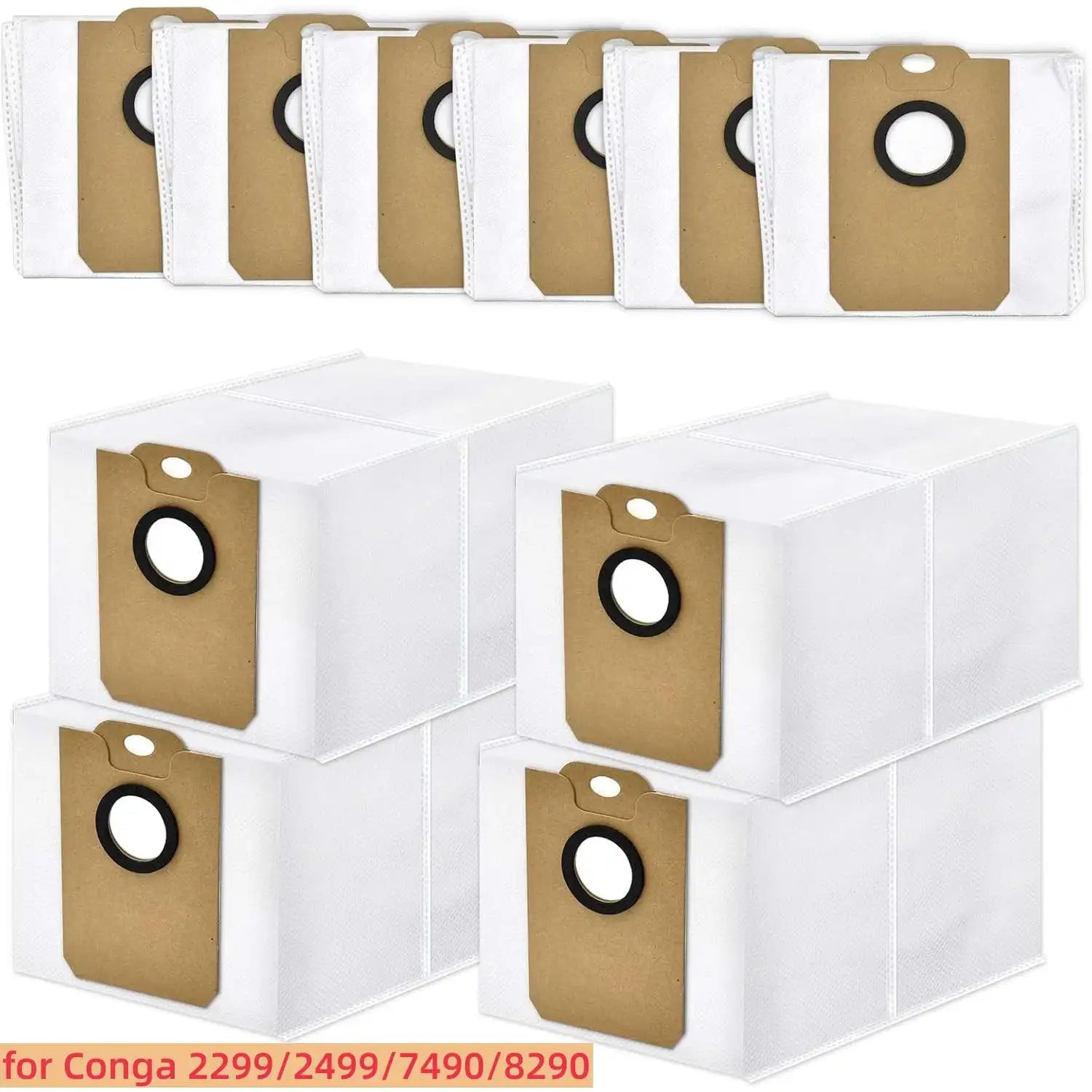 Sacos de Pó WonderNest para Aspirador Conga Compatível