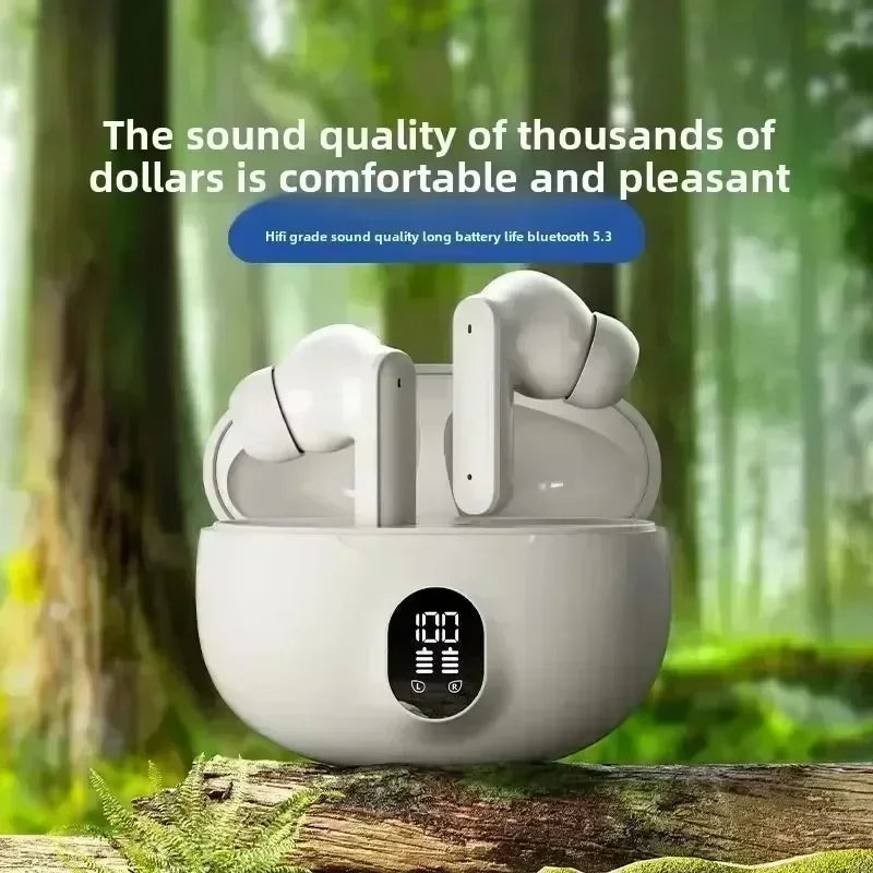NEW Headset TWS Wireless Headphones Game Bluetooth Headphones with Microphone Noise Reduction High Fidelity Bass Earphones
