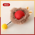 Gato Brinquedos Inteligentes Automáticos Bola Rolante Cauda Falsa Recarregável Elétrico Pet Interativo Brinquedo Cão Gato Treinamento Imita Caudas de Rato