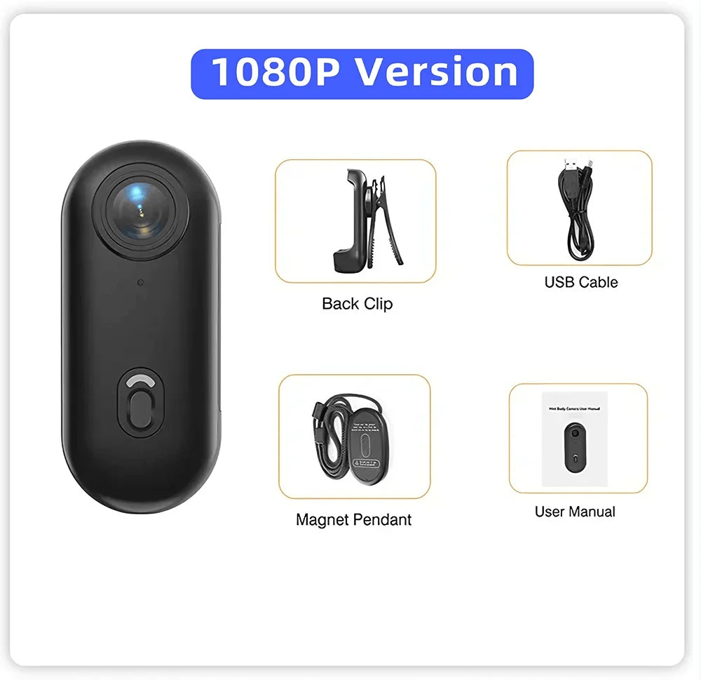4K HD Motorcycle - Mini Recorder - Finger WIFI Action