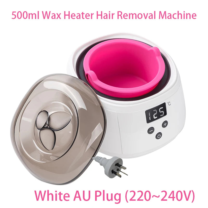 500ml LCD Display Smart Silicone Liner Hand and Foot , Wax Heater for Hair Removal,Wax Heating And Wax Therapy Machine