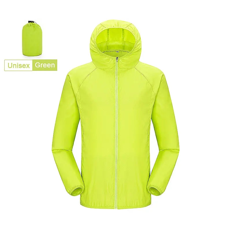Lngxo Unisex Hiking Jacket Men Women Waterproof Quick Dry Camping Windbreaker Trekking Fishing Rain Coat Outdoor Anti UV Clothes