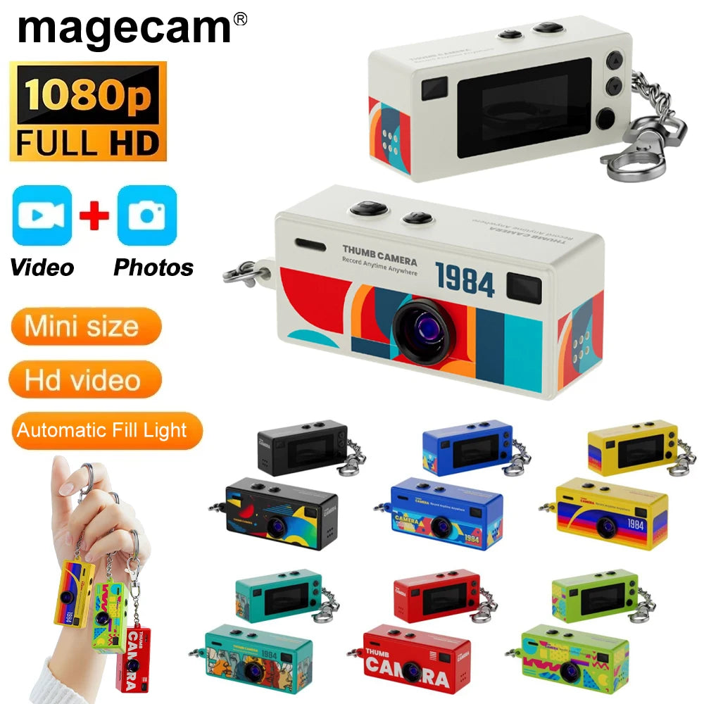 Magecam Digital Camera - 0.96 Inch - Keychain Camera Retro