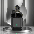 Fone de Ouvido Bluetooth J18 5.3, Auricular Dul-Channel com Estojo de Carregamento USB-C HiFi Estéreo, Fones de Ouvido Intra-auriculares,