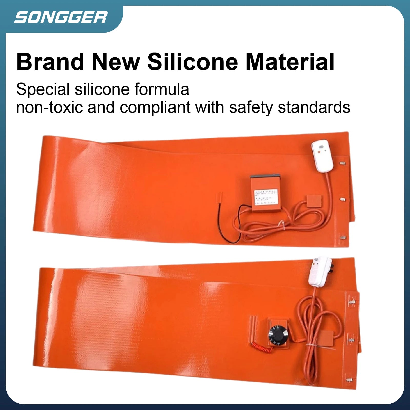 Silicone Heating Belt for Gas Cylinder 15kg 50kg Drum Tank Heater Wrap for LPG Propane Steel Bottle Adjustable