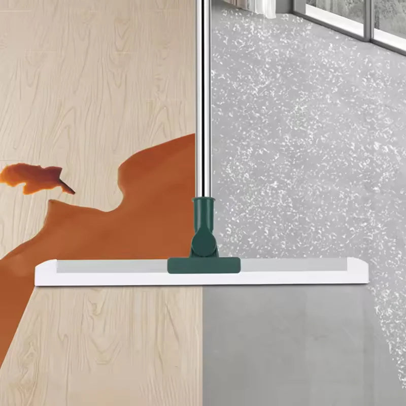 Brazil Magic Silicone Bathroom Floor Scraper Household Bathroom Cleaning Squeegee Plastic Handle Two-In-One Dry And Wet Use