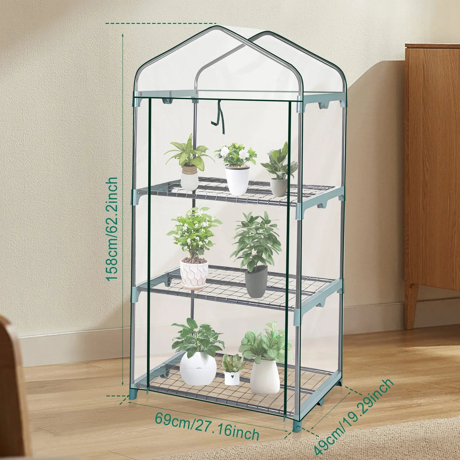 Garden Greenhouse 3/4 Tier
