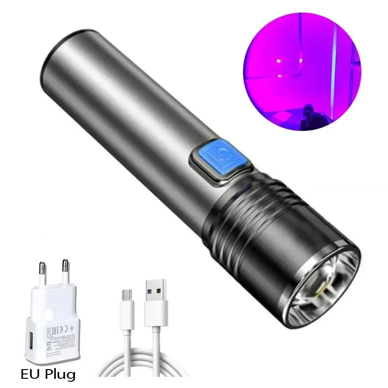 WonderNest T6 UV Flashlight 395nm Inspection Tool