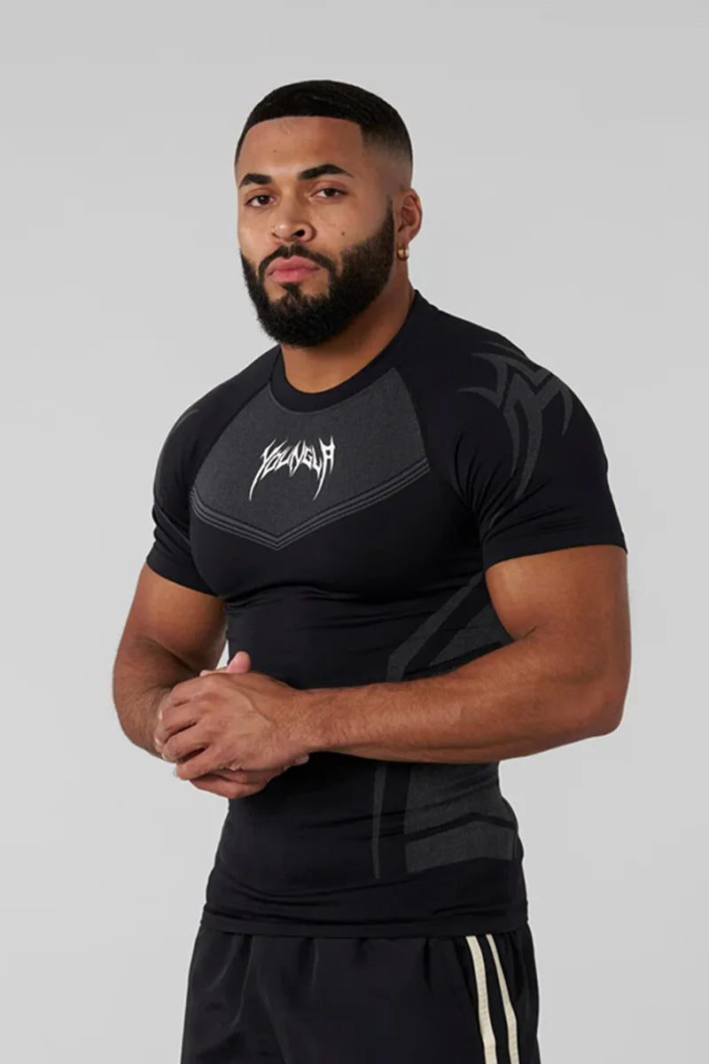 Camiseta Compressão Masculina Manga Curta — Leveza e Suporte
