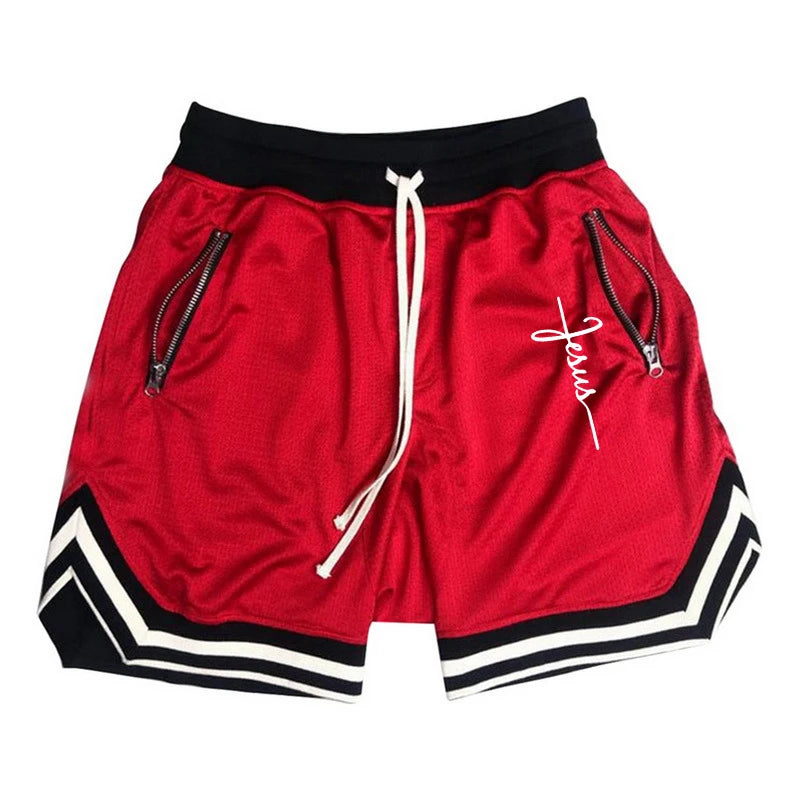 Men's Summer Sports Basketball Shorts Fitness Quick Dry Running...