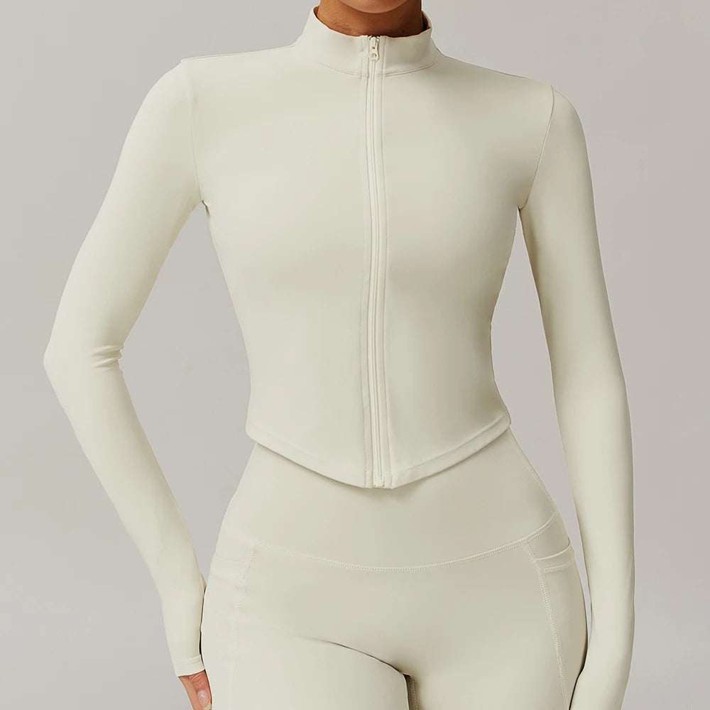 Top Fitness Manga Longa Feminino — Aquecimento e Estilo