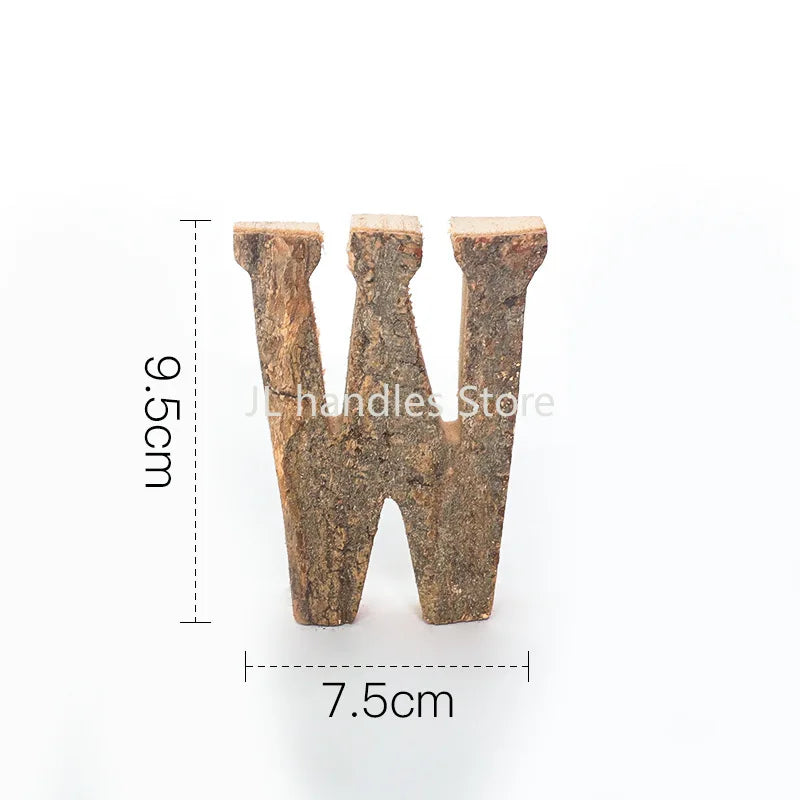 WonderNest Letras e Números de Madeira para Decoração DIY