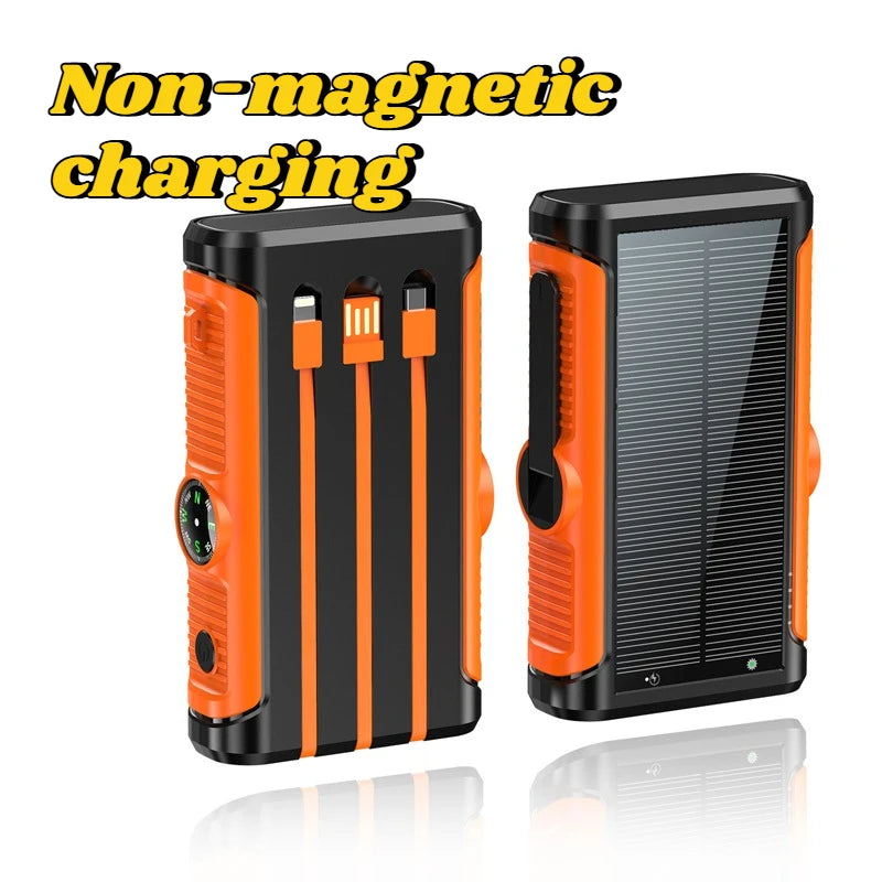 Solar Power Bank 20000mAh 22.5W Magnetic Wireless Cable Camping